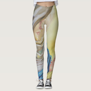 Leggings Notre Dame du Silence tenant le bébé Jésus