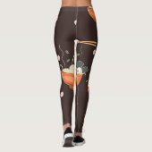 Leggings Nouilles Ramen : Graphiques Vintages (Dos)