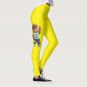 Leggings Nounours avec une tenue décontractée paisible 1