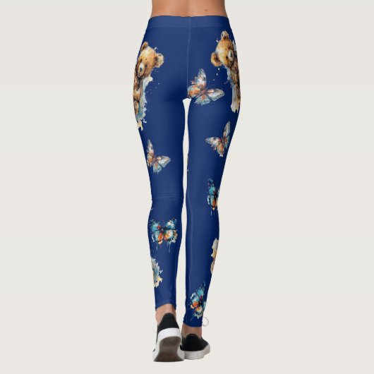 Leggings Nounours et papillons (Dos)