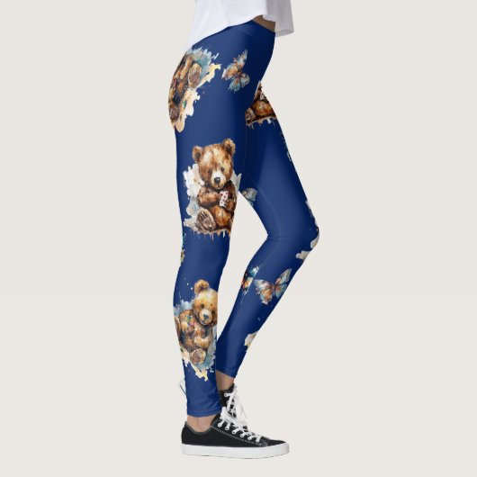 Leggings Nounours et papillons (Droite)