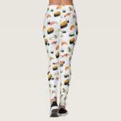 Leggings Nourriture japonaise : Motif de sushi (Dos)