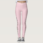 Leggings Nous la Constitution du peuple Résistance rose (Devant)