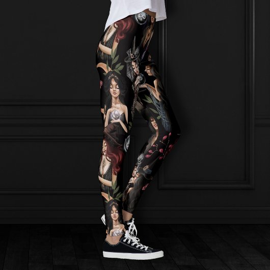 Leggings Nous sommes les filles des sorcières que vous ne p