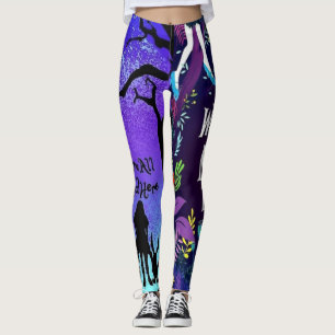 Leggings Nous sommes tous Mad ici - Alice au Pays des merve