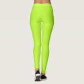Leggings Nouveau néon vert (Dos)