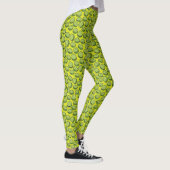 Leggings Nouveauté verte de pickles à l'aneth (Droite)