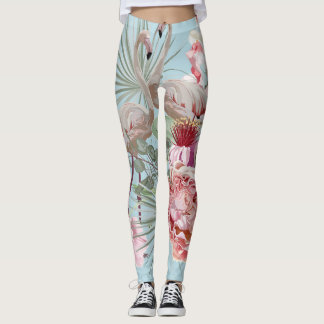 Leggings Nouveaux arrivants modernes Elégant floral et Flam