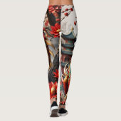 Leggings Nouvel An chinois Dragon Zodiac Anniversaire Leg02 (Dos)