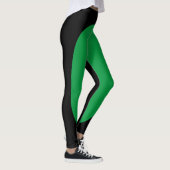 Leggings Nouvel An noir et vert unique (Droite)