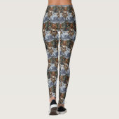 Leggings Nouvelle-Écosse Moto à chiens Noël (Dos)