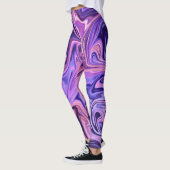 Leggings Nouvelle peinture Abstraite | Meilleur art Abstrai (Gauche)