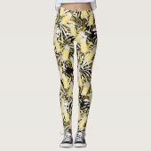 Leggings Nouvelles années de champagne de feux d'artifice (Devant)