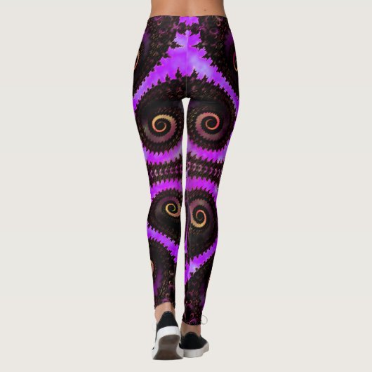 Leggings Nova se développant en spirales (Dos)