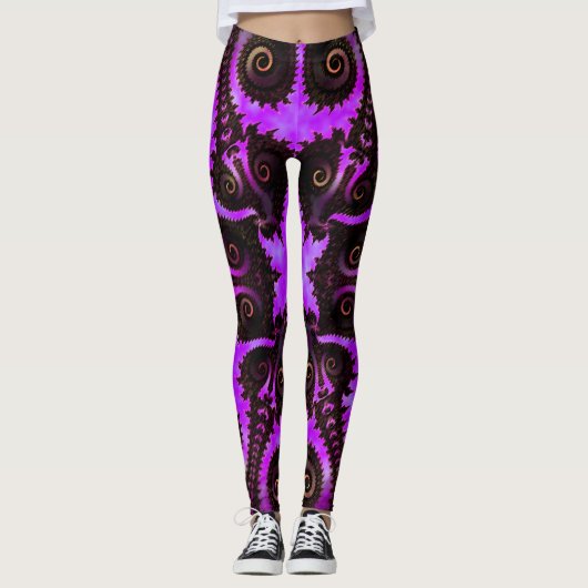 Leggings Nova se développant en spirales (Devant)