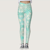 Leggings Novelty Halloween Costume Sirène Motif (Devant)