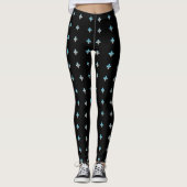 Leggings Nu Grunge Fleur De Lis (Devant)