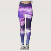 Leggings Nuage de Purple (Devant)