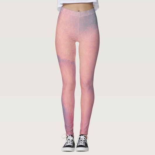 Leggings Nuage rose (Devant)