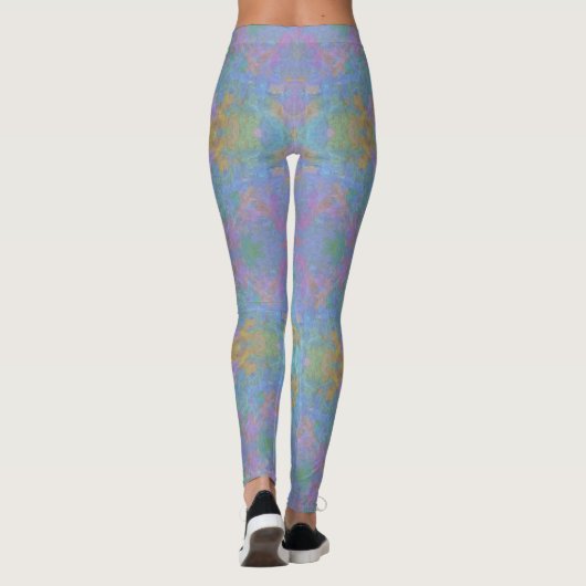Leggings Nuages Abstraits 2338 (Dos)