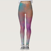 Leggings Nuages arc-en-ciel (Devant)