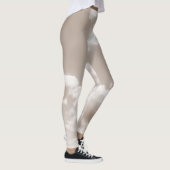 Leggings Nuages beiges doux 5 #nuages #art (Droite)
