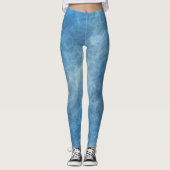 Leggings Nuages bleus (Devant)