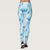 Leggings Nuages bleus lunaires (Dos)