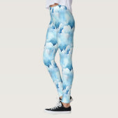 Leggings Nuages bleus lunaires (Gauche)