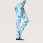 Leggings Nuages bleus lunaires (Droite)