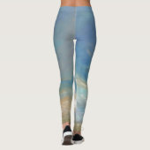 Leggings Nuages côtiers avec l'océan (Dos)