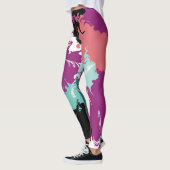 Leggings Nuages Dans Mon Café (Gauche)