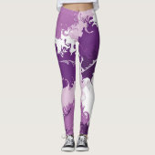 Leggings Nuages Dans Mon Café (Devant)