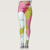 Leggings Nuages Dans Mon Café (Devant)