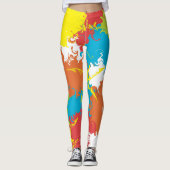 Leggings Nuages Dans Mon Café (Devant)