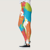 Leggings Nuages Dans Mon Café (Gauche)
