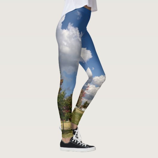 Leggings Nuages de la série Day par AskStudio (Droite)