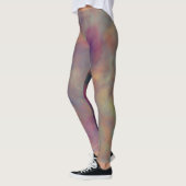 Leggings Nuages de marbre coloré (Gauche)