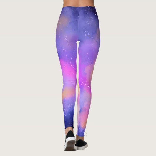 Leggings Nuages d'espace surréels cool (Dos)