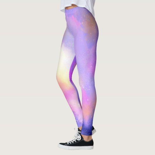 Leggings Nuages d'espace surréels cool (Gauche)