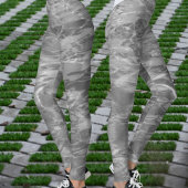 Leggings Nuages gris-tempétueux gris-chic