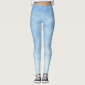 Leggings Nuages Jambes blanches Zen (Devant)
