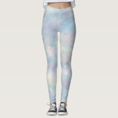 Leggings Nuages pastel multicolores (Devant)