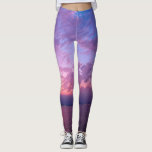 Leggings Nuages violets Californie Coucher du soleil sur la<br><div class="desc">Soyez près de l'océan où que vous alliez ! Faites de l'exercice, faites des courses, ou laissez-vous tenter par ces magnifiques légendes photographiques d'un superbe coucher de soleil rose, violet et bleu sur l'océan Pacifique. Si unique, vous n’aurez jamais à vous soucier des copycats ! Ajoutez un dessus noir solide...</div>