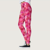 Leggings Nuances assez vibrantes de sirène de roses (Gauche)