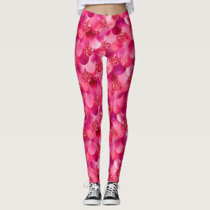 Leggings Nuances assez vibrantes de sirène de roses