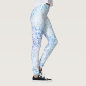 Leggings nuances bleues des jambières de gelée (Droite)
