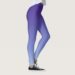 Leggings Nuances de bleu lavande de violet à bleu