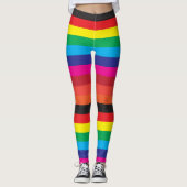 Leggings nuances de couleur arc-en-ciel (Devant)