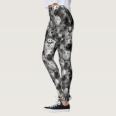 Leggings Nuances de Pickleball de motif gris (Gauche)